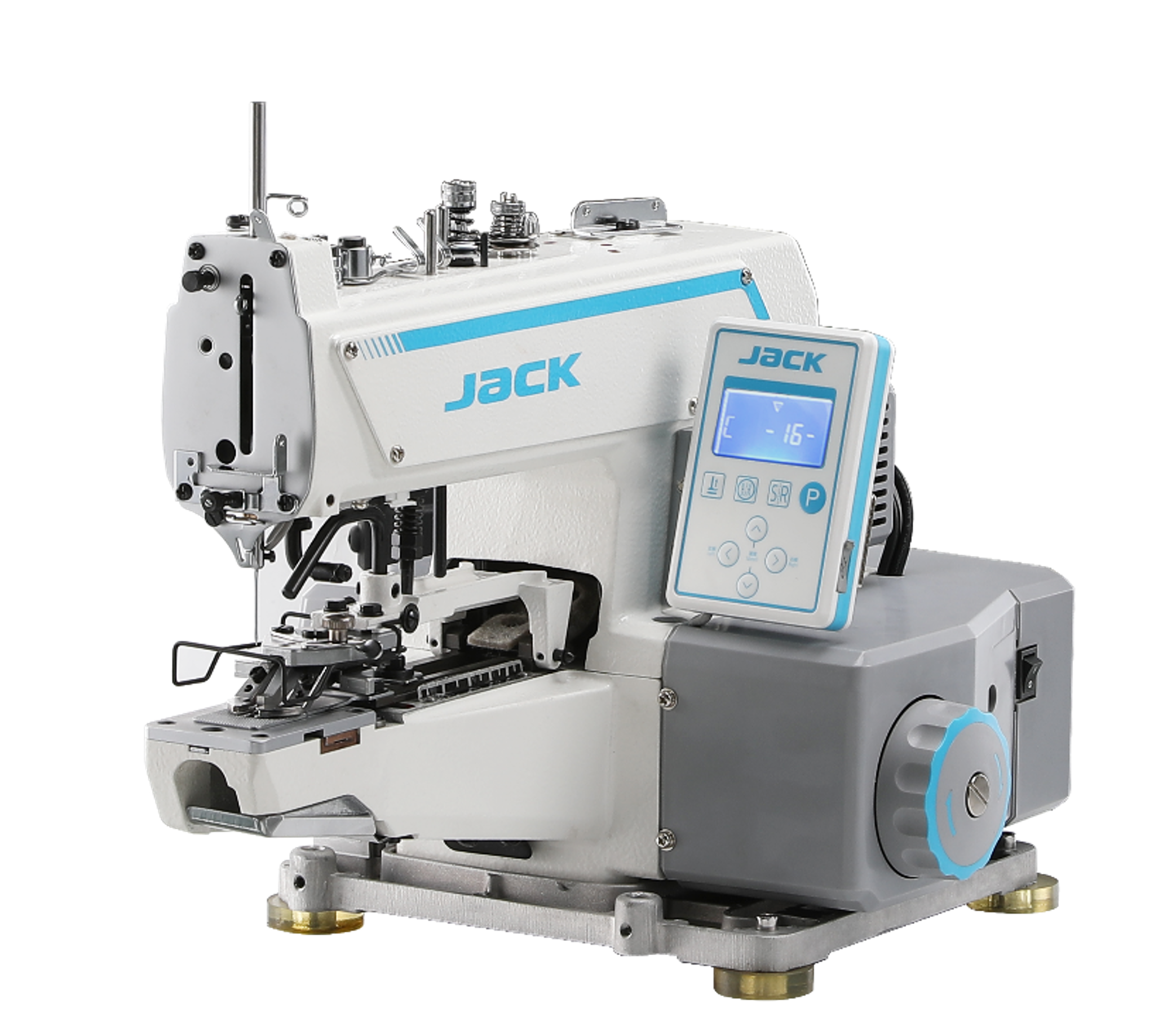Jack 1377G | Attaccabottoni punto catenella meccanica