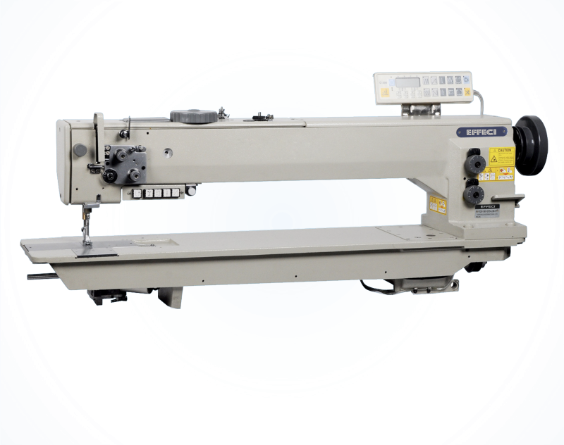 Effeci 767-373-70 | Macchina lineare triplice trasporto 1 o 2 aghi con braccio lungo