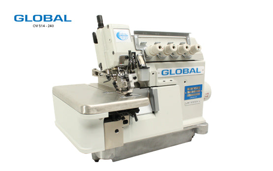 Global OVT 535-550 | Tagliacuci industriale 2 aghi e 5 fili con trasporto superiore e differenziale