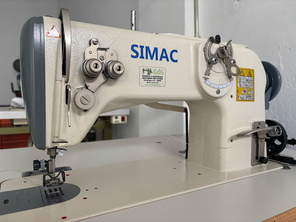 Simac 217 | Zig-zag industriale 12 mm per materiali medi e pesanti