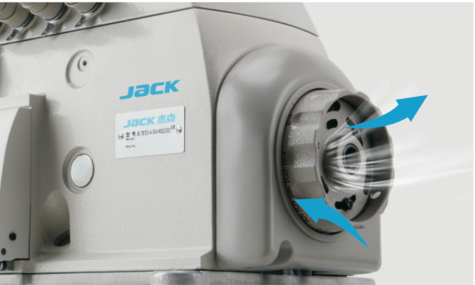 Jack JK-797 | Tagliacuci industriale a braccetto piccolo con eco servo motor
