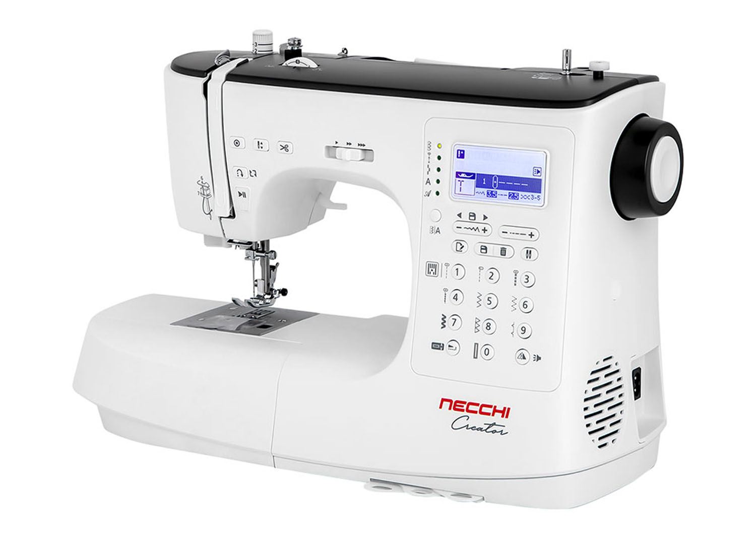 Necchi Creator C360 | Macchina elettronica con motore potenziato