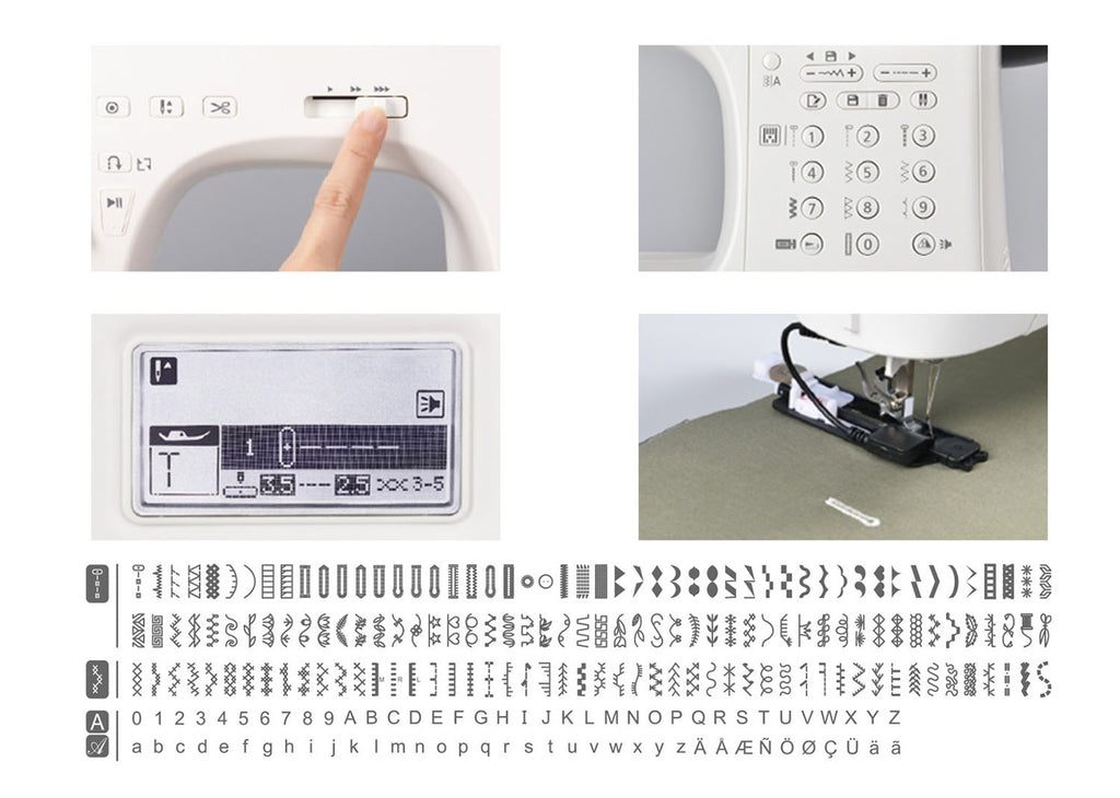Necchi Creator C360 | Macchina elettronica con motore potenziato