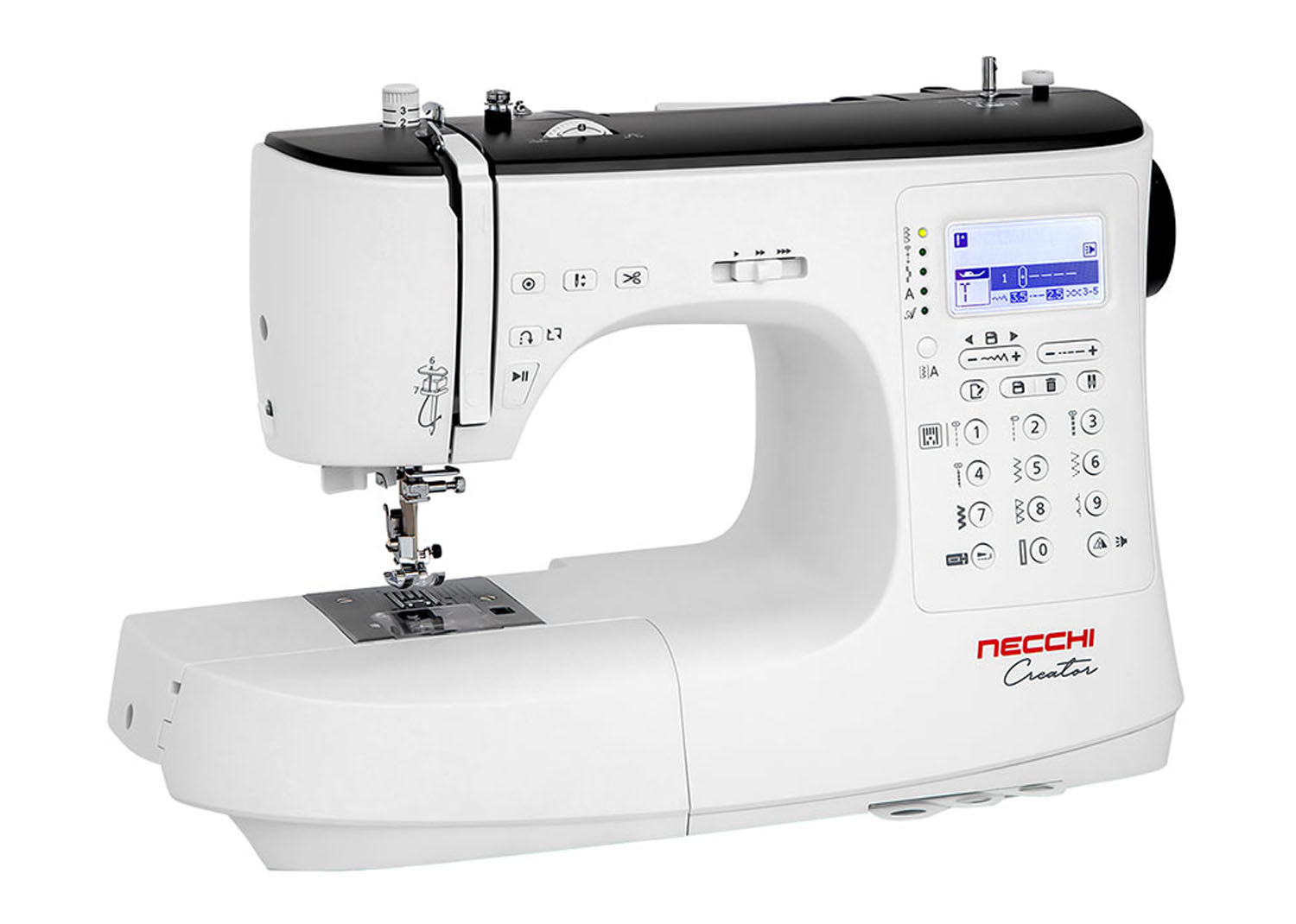 Necchi Creator C360 | Macchina elettronica con motore potenziato