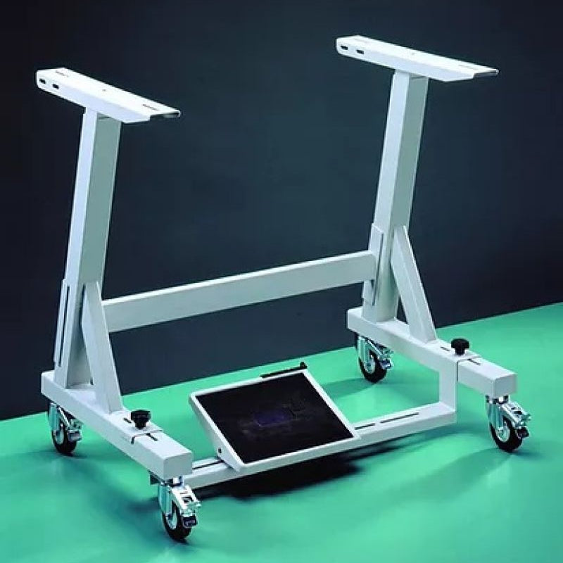 Sostegno regolabile con ruote TAI-2051 | altezza 730-820 mm, senza traversa e porta motore