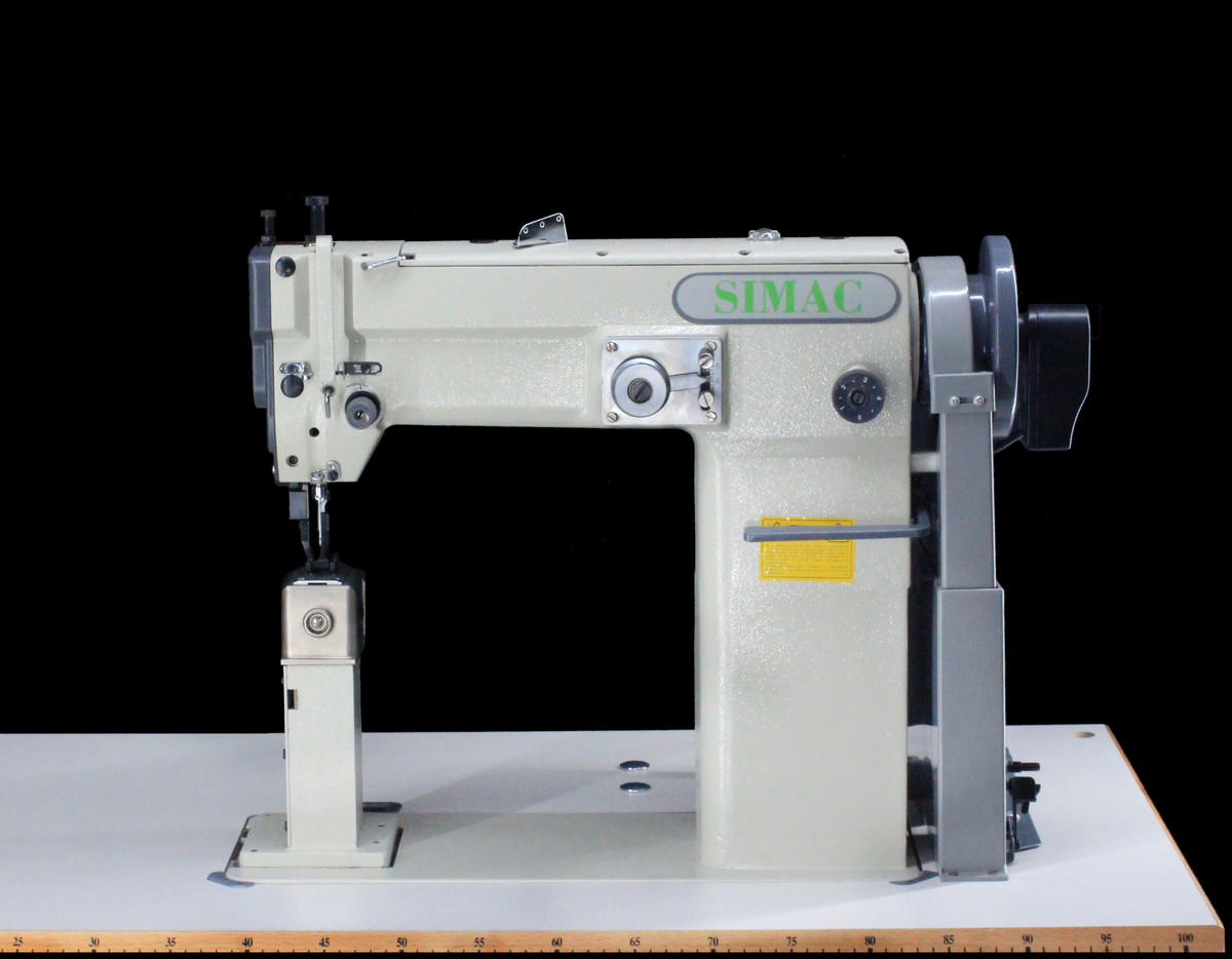SIMAC 475A | Macchina zig-zag a colonna 2 o 3 punti con lubrificazione forzata, per scarpe e borse