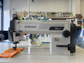 Singer 1591 | Macchina lineare industriale a bagno d'olio con rasafilo automatico