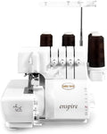Baby Lock Enspire BLE1EX | Tagliacuci 2-3-4 fili con infilatura JetAir e Twin Cam